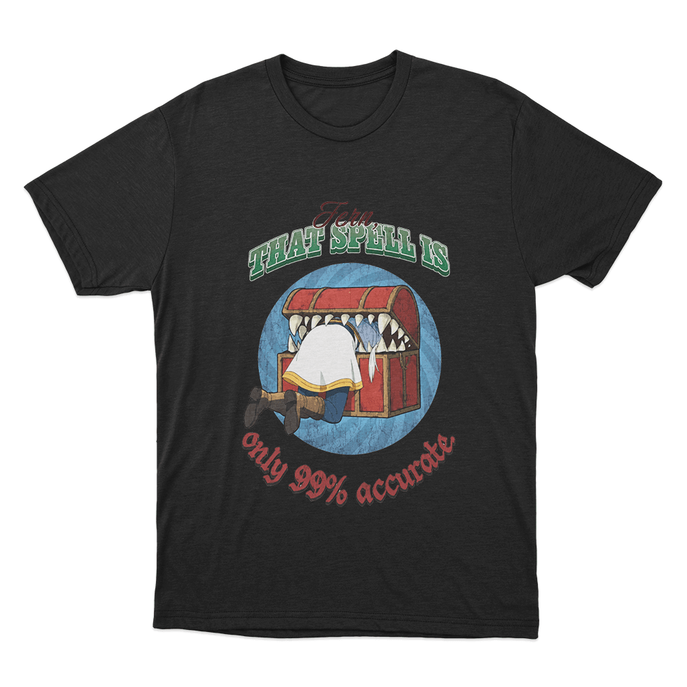 Frieren Mimic Unisex T Shirt Black Frieren Mimic Unisex T Shirt Black