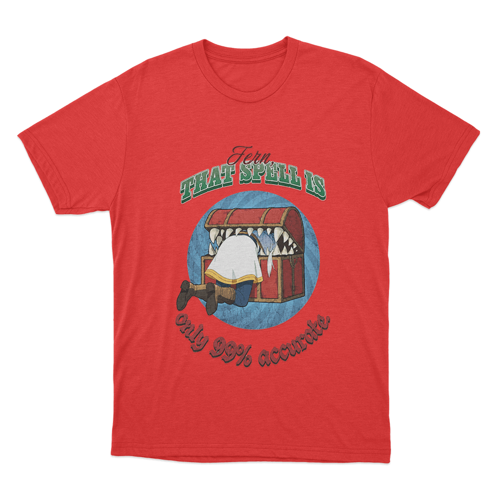 Frieren Mimic Unisex T Shirt Red Frieren Mimic Unisex T Shirt Red