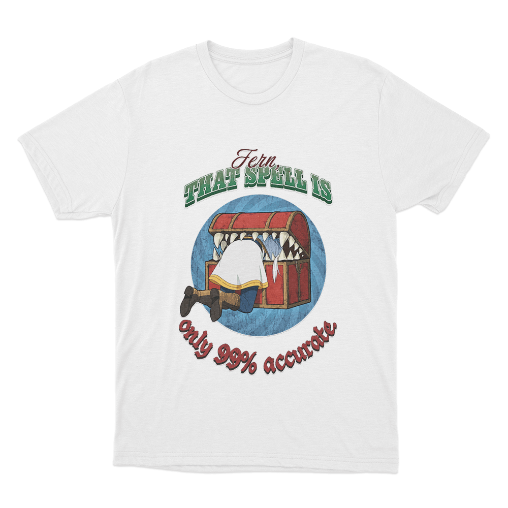 Frieren Mimic Unisex T Shirt White Frieren Mimic Unisex T Shirt White