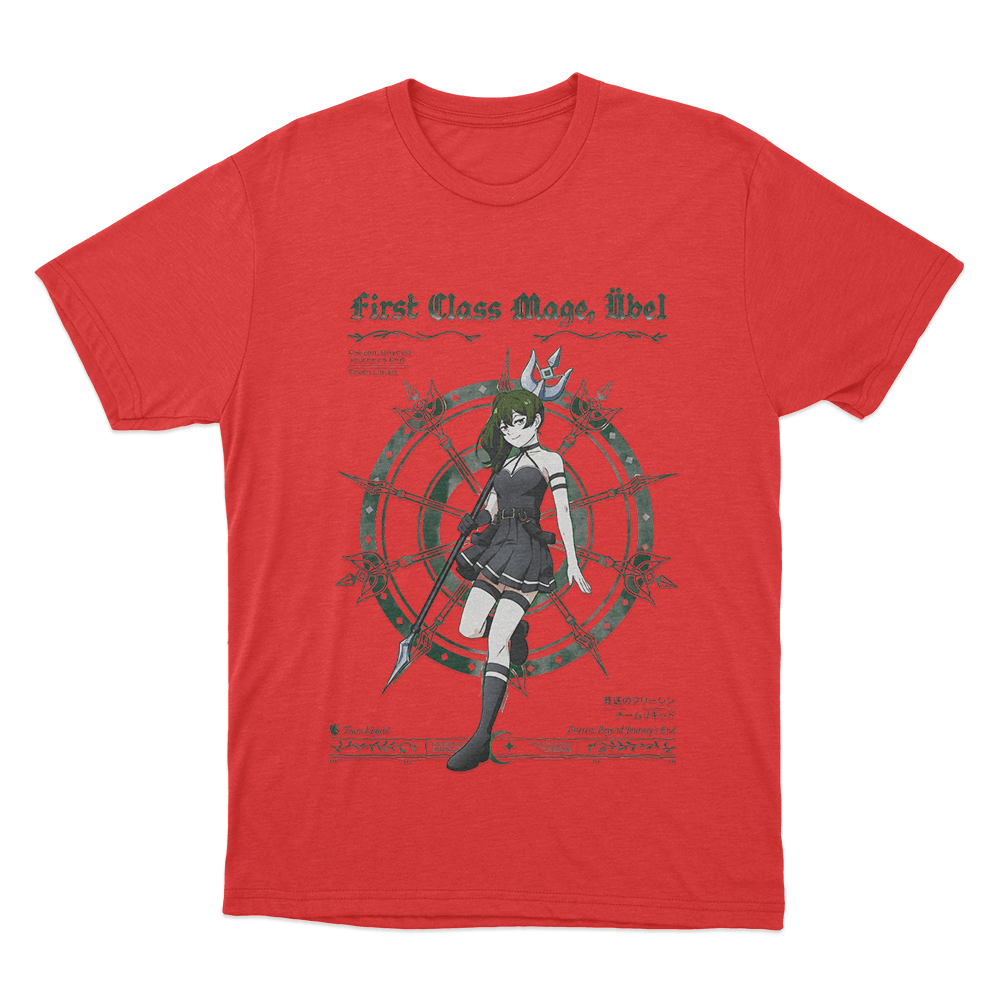 Frieren_ Beyond Journey's End Uniesx T Shirt Red Frieren Beyond Journeys End Uniesx T Shirt Red
