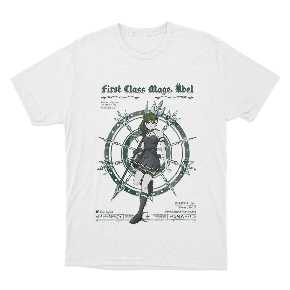 Frieren_ Beyond Journey's End Uniesx T Shirt White Frieren Beyond Journeys End Uniesx T Shirt White
