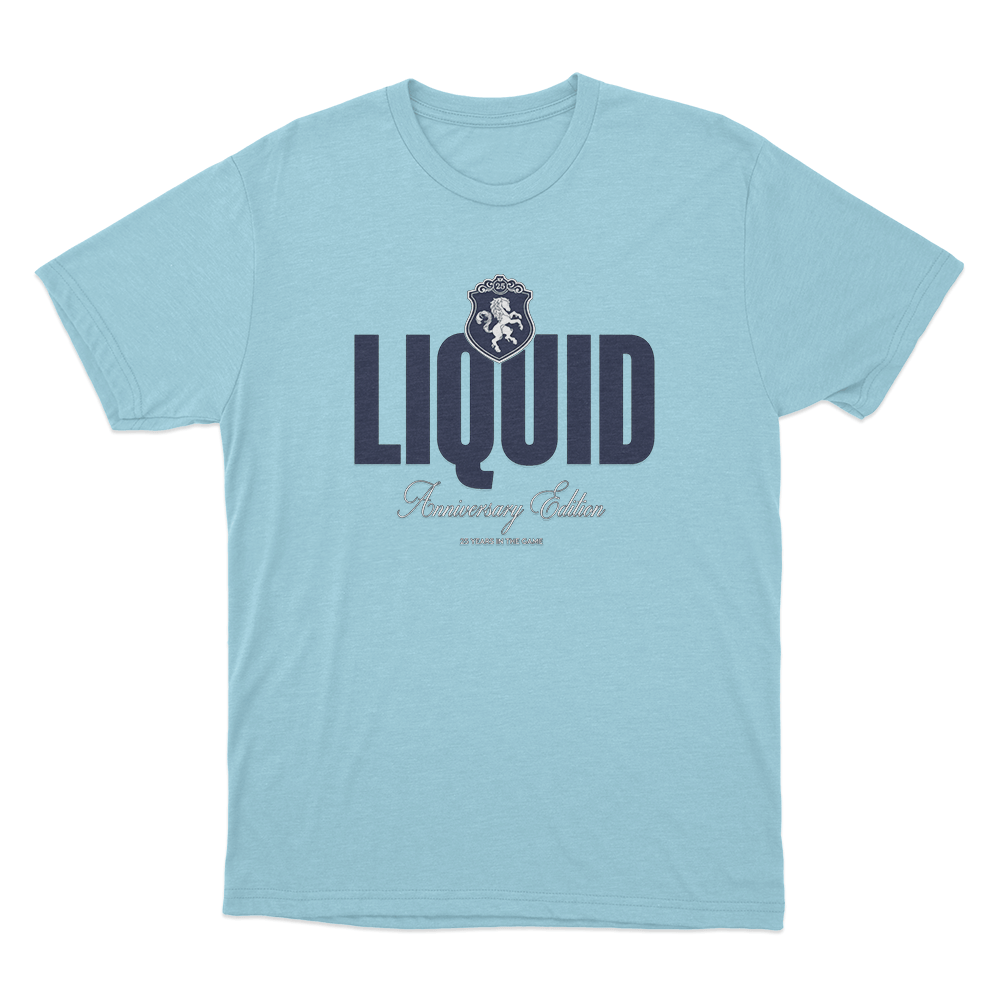 Quarter Century Unisex T Shirt Sky Blue Quarter Century Unisex T Shirt Sky Blue