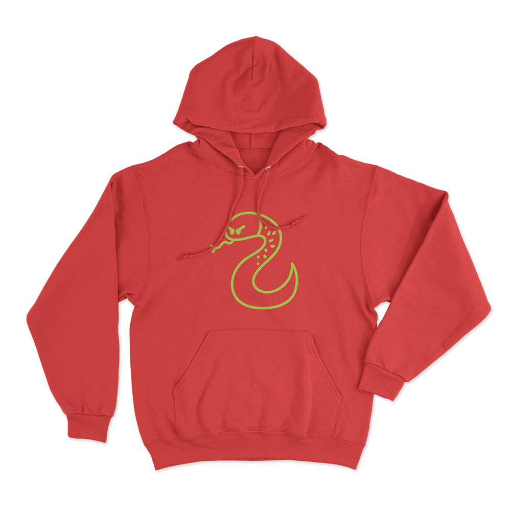 Rwf Ula Tek - Derp Unisex Hoodie Red Rwf Ula Tek Derp Unisex Hoodie Red