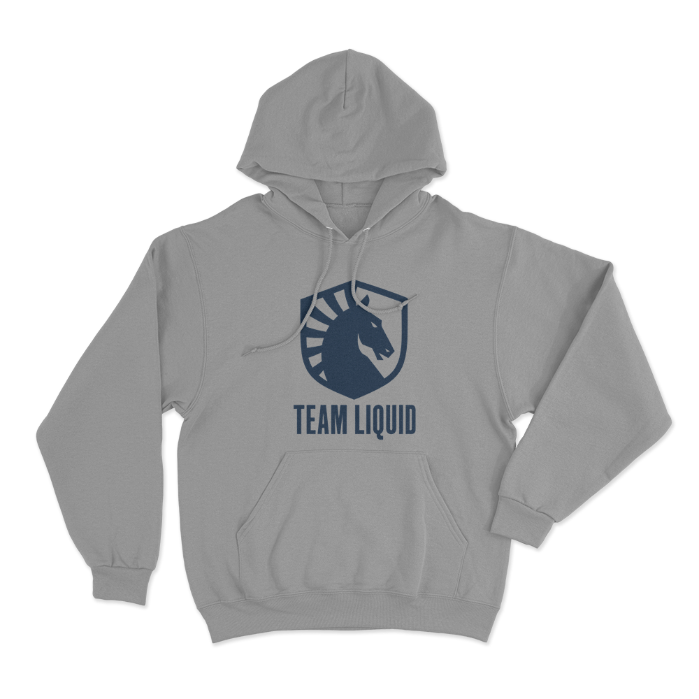 Team Liquid Official Logo Unisex Hoodie Grey Team Liquid Official Logo Unisex Hoodie Grey