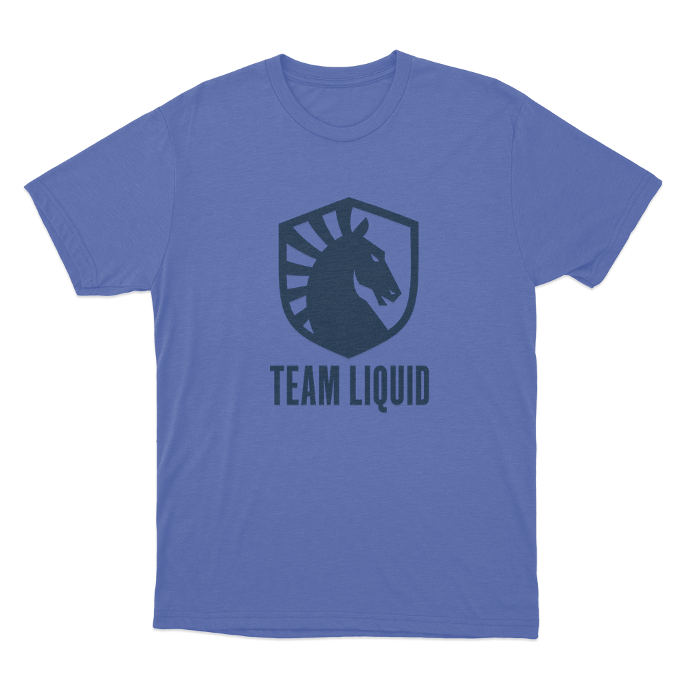 Team Liquid Official Logo Unisex T Shirt Blue Team Liquid Official Logo Unisex T Shirt Blue