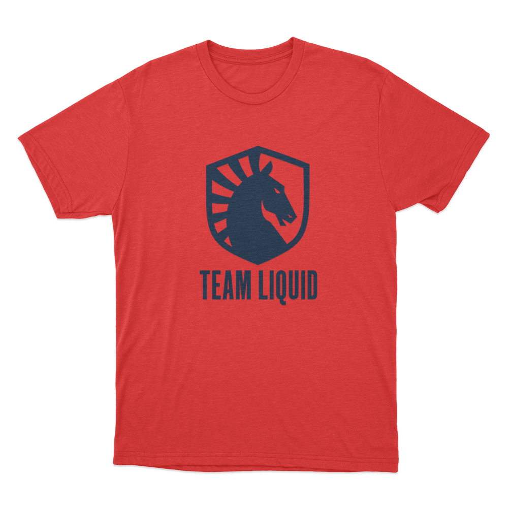 Team Liquid Official Logo Unisex T Shirt Red Team Liquid Official Logo Unisex T Shirt Red