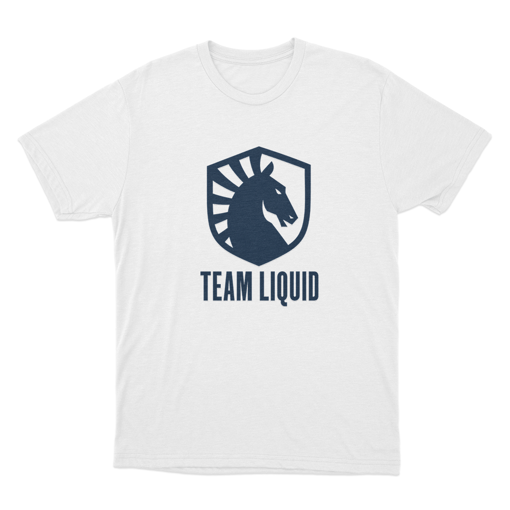 Team Liquid Official Logo Unisex T Shirt White Team Liquid Official Logo Unisex T Shirt White