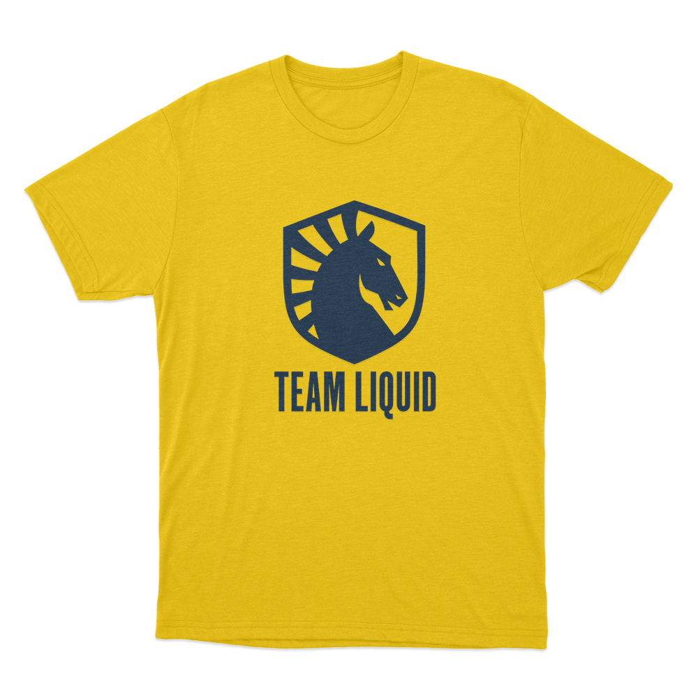 Team Liquid Official Logo Unisex T Shirt Yellow Team Liquid Official Logo Unisex T Shirt Yellow