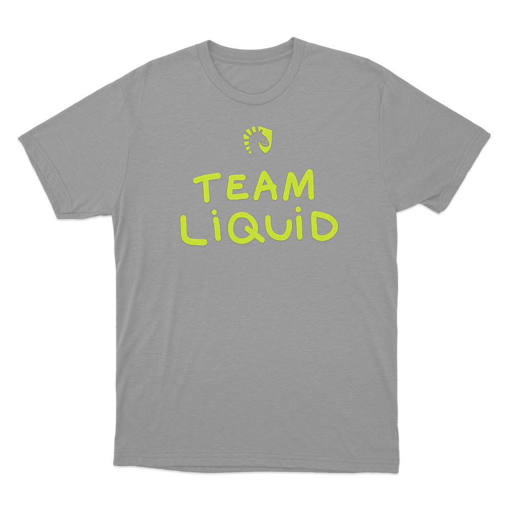 Team Liquid Unisex T Shirt Grey Team Liquid Unisex T Shirt Grey