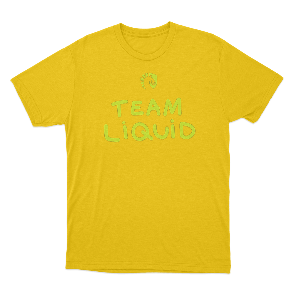 Team Liquid Unisex T Shirt Yellow Team Liquid Unisex T Shirt Yellow